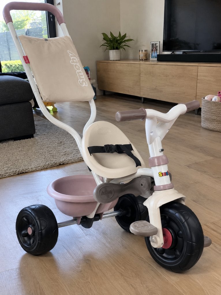 Smoby Be Fun Comfort Pink 3-in-1 driewieler – NIEUW, Enlèvement ou Envoi, Neuf, Véhicule à pédales