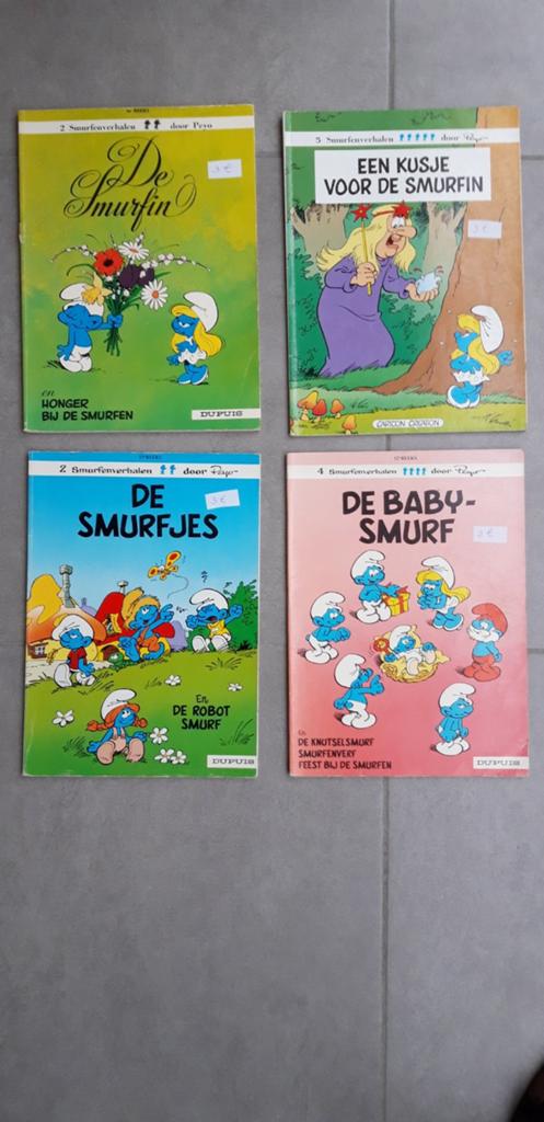 Strip Smurfen,  3€ per stuk, Verzamelen, Ophalen, Zo goed als nieuw