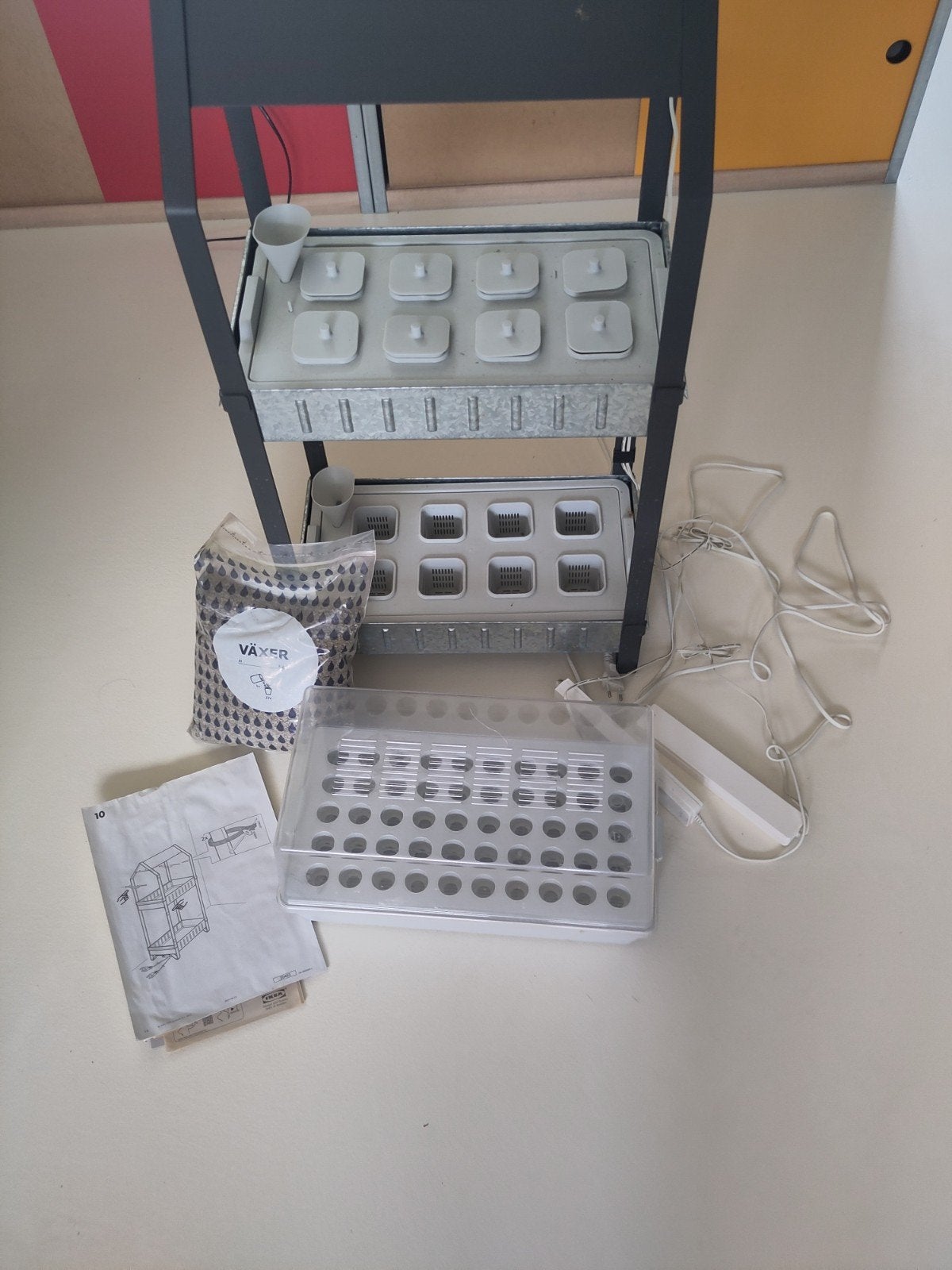 Hydrocultuur set Ikea, Ophalen, Gebruikt