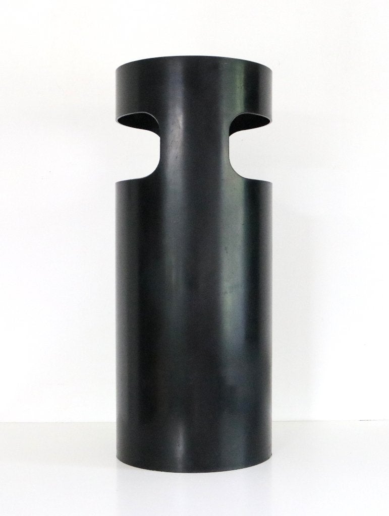 Zwarte Vintage Kartell Paraplubak met asbak, Huis en Inrichting, Ophalen of Verzenden, Gebruikt, Kunststof