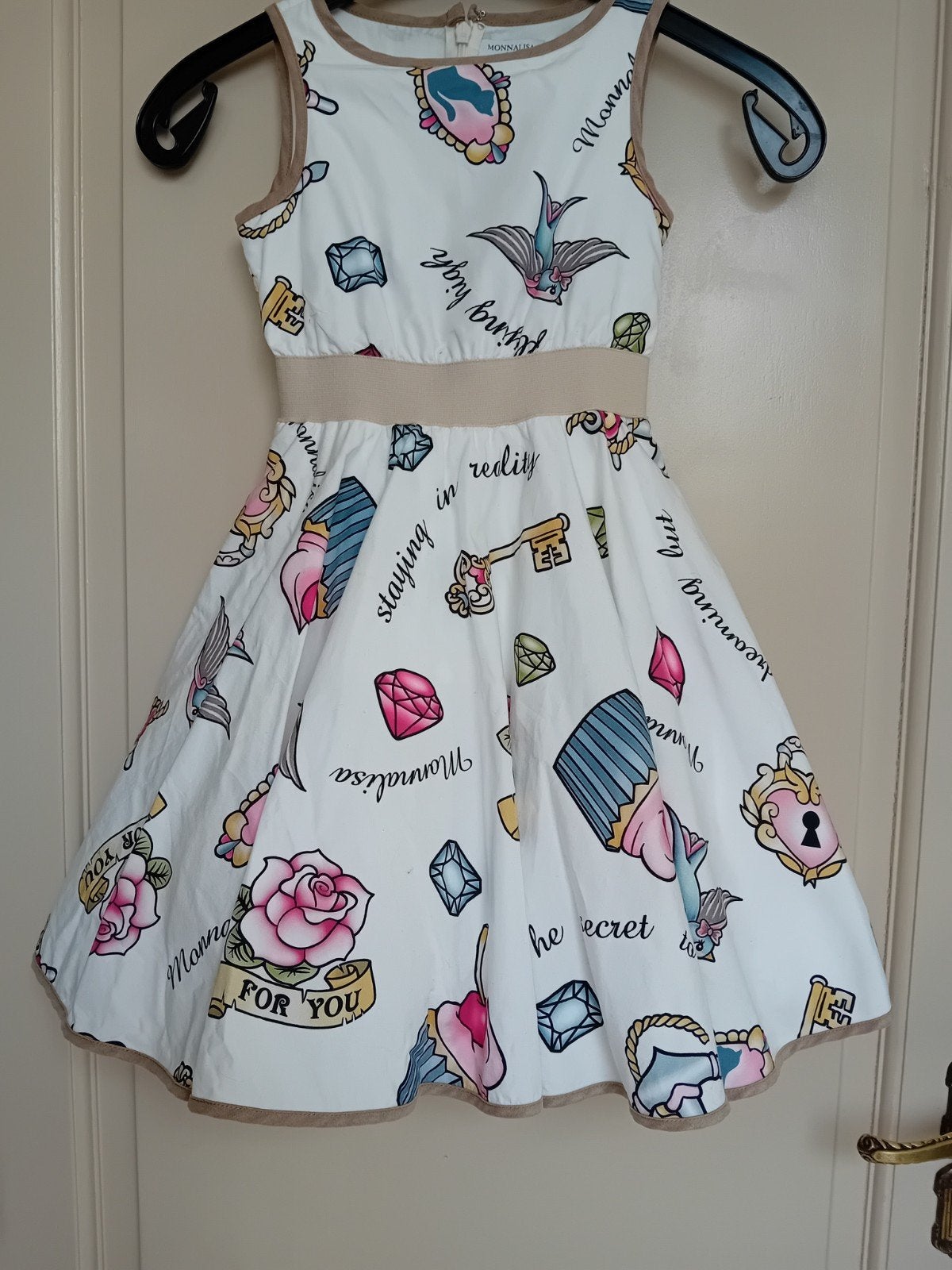 Heel mooi kleedje merk Monalisa maat 7 jaar, Enfants & Bébés, Vêtements enfant | Taille 92, Enlèvement ou Envoi
