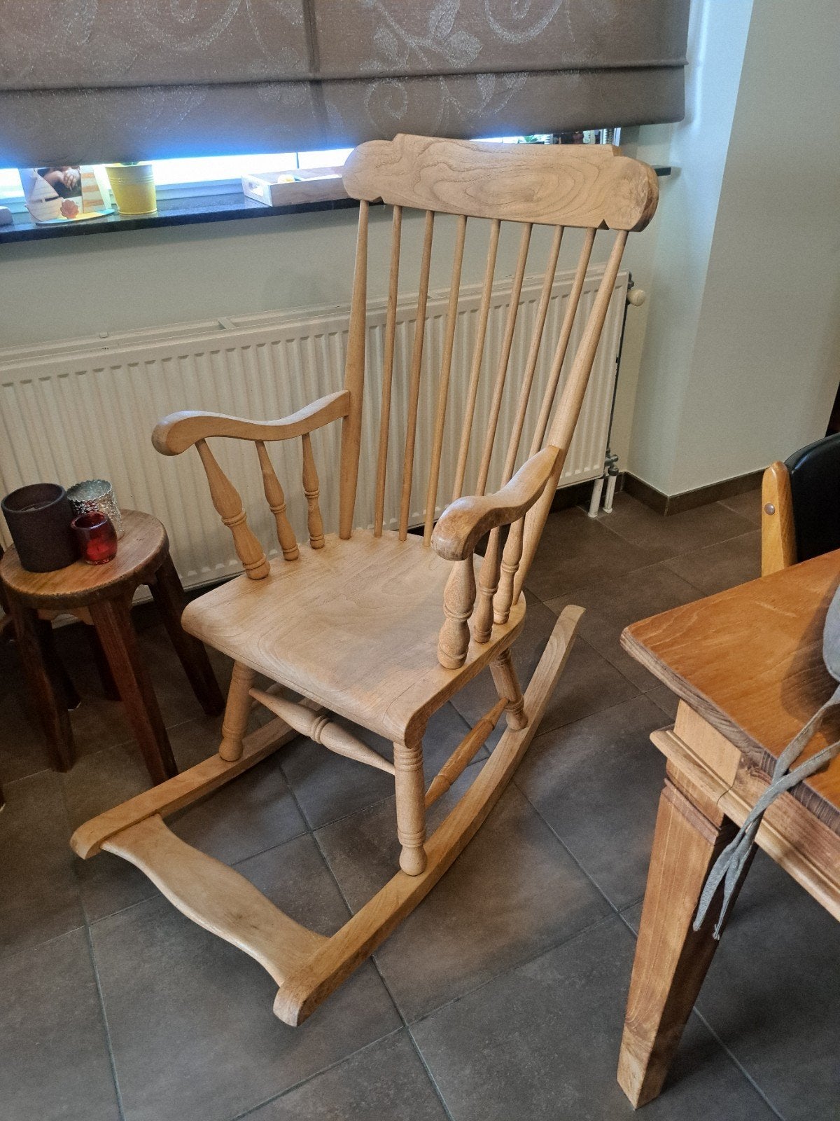 Schommelstoel in teak, Kinderen en Baby's, Ophalen
