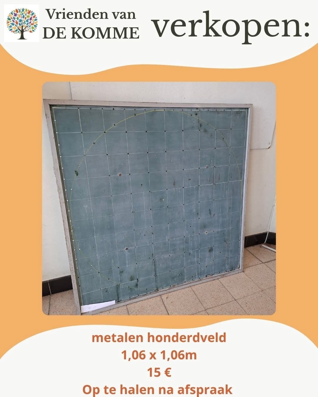 Metalen honderveld, Ophalen