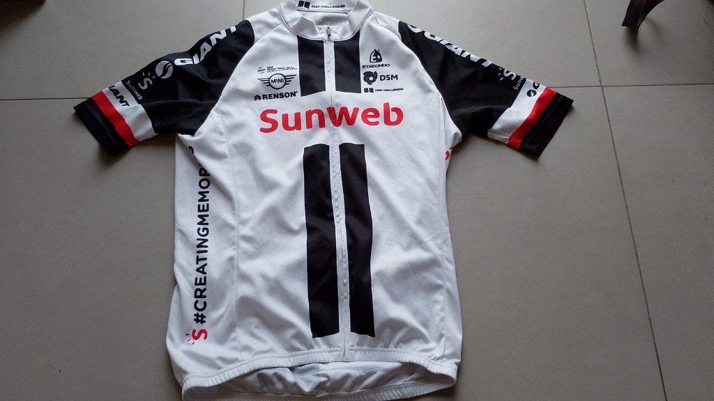 wielershirt Giant team Sunweb UCI Team Trial WC L/XL, Ophalen of Verzenden