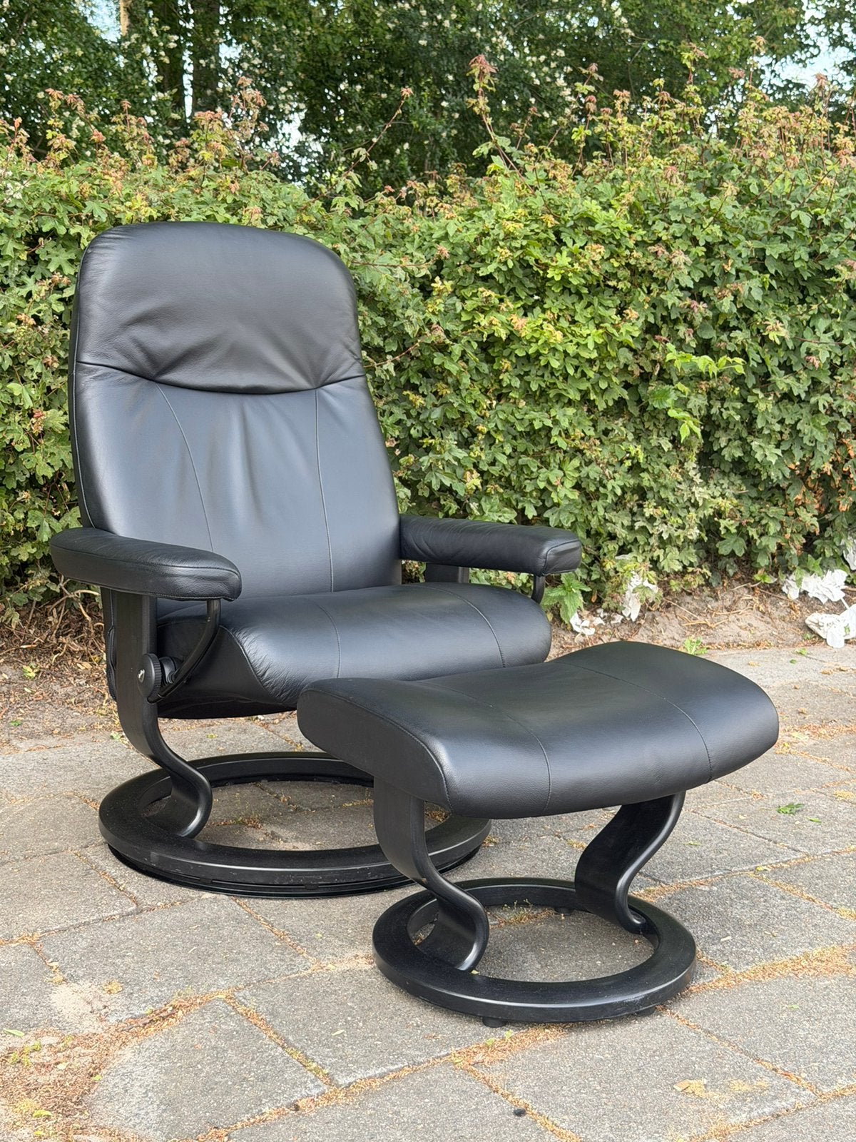 Stressless relax fauteuil met voetenbank, Maison & Meubles, Fauteuils, Enlèvement ou Envoi, Comme neuf