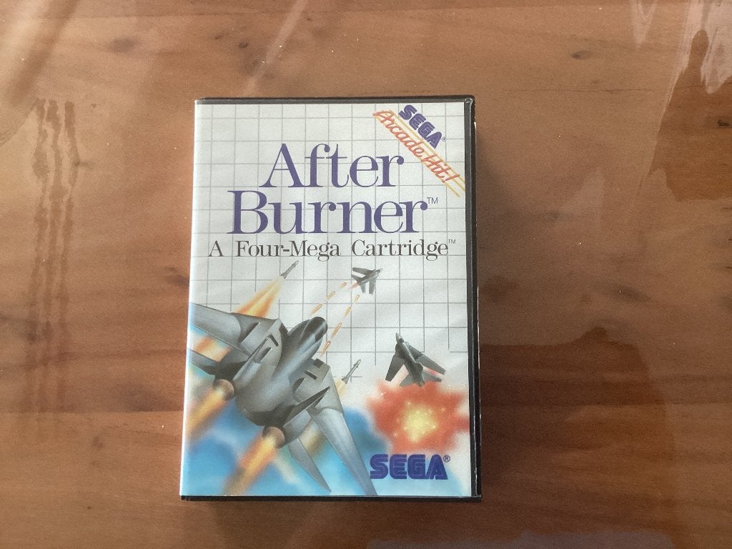 After burner Sega master system boxed, Games en Spelcomputers, Ophalen of Verzenden, Gebruikt, Master System
