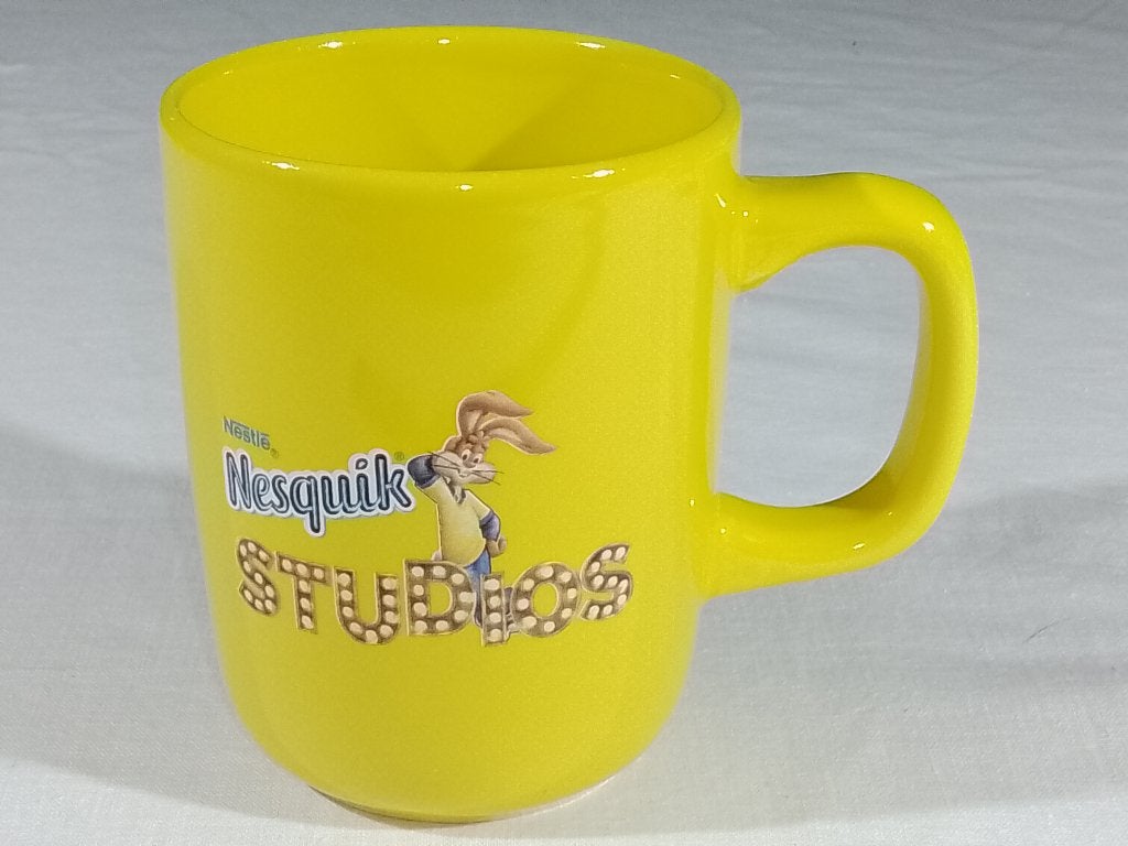 Vintage Nestlé Nesquik Studios Mok Met Quicky Konijn, Gebruikt, Keramiek, Vintage, Mok
