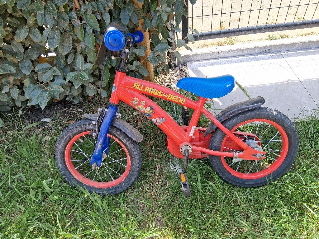 Vélo Paw Patrol, Enlèvement, Utilisé, Frein sur jante, Moins de 16 pouces