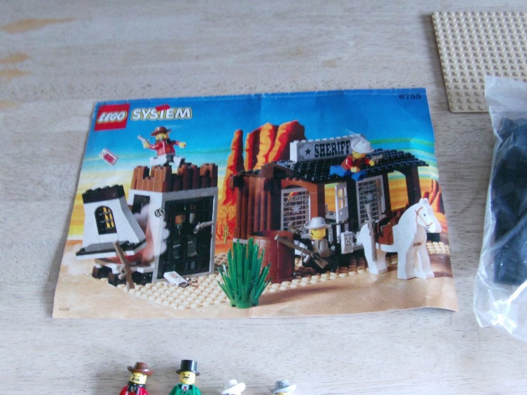 lego, Western: Cowboys:Sheriff's Lock-Up 6755-1, jaar 1996, Gebruikt, Overige thema's, Lego, Ophalen of Verzenden