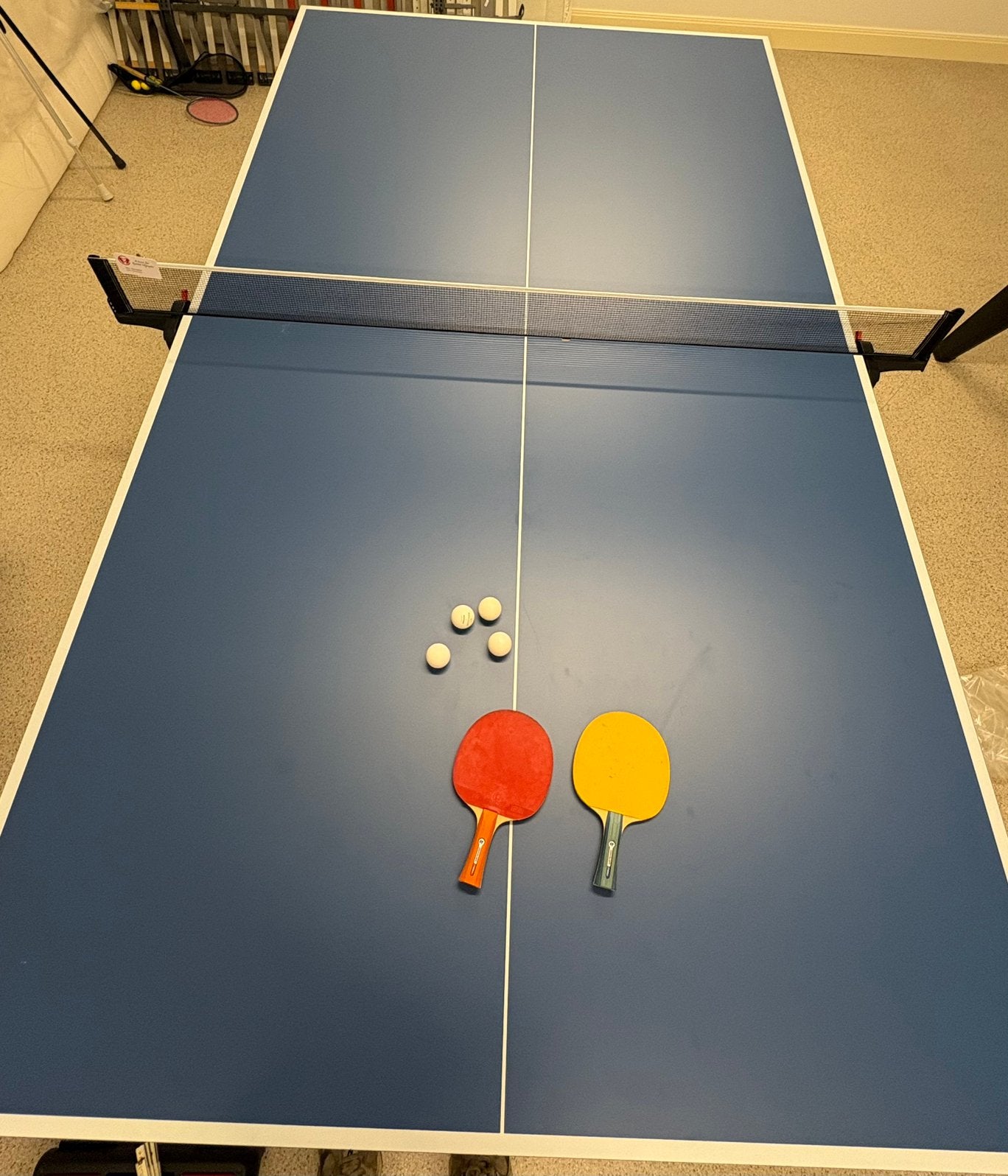Artengo 822 I – Inklapbare pingpongtafel (278 x 153 cm), Ophalen, Zo goed als nieuw, Tafel Indoor, Inklapbaar