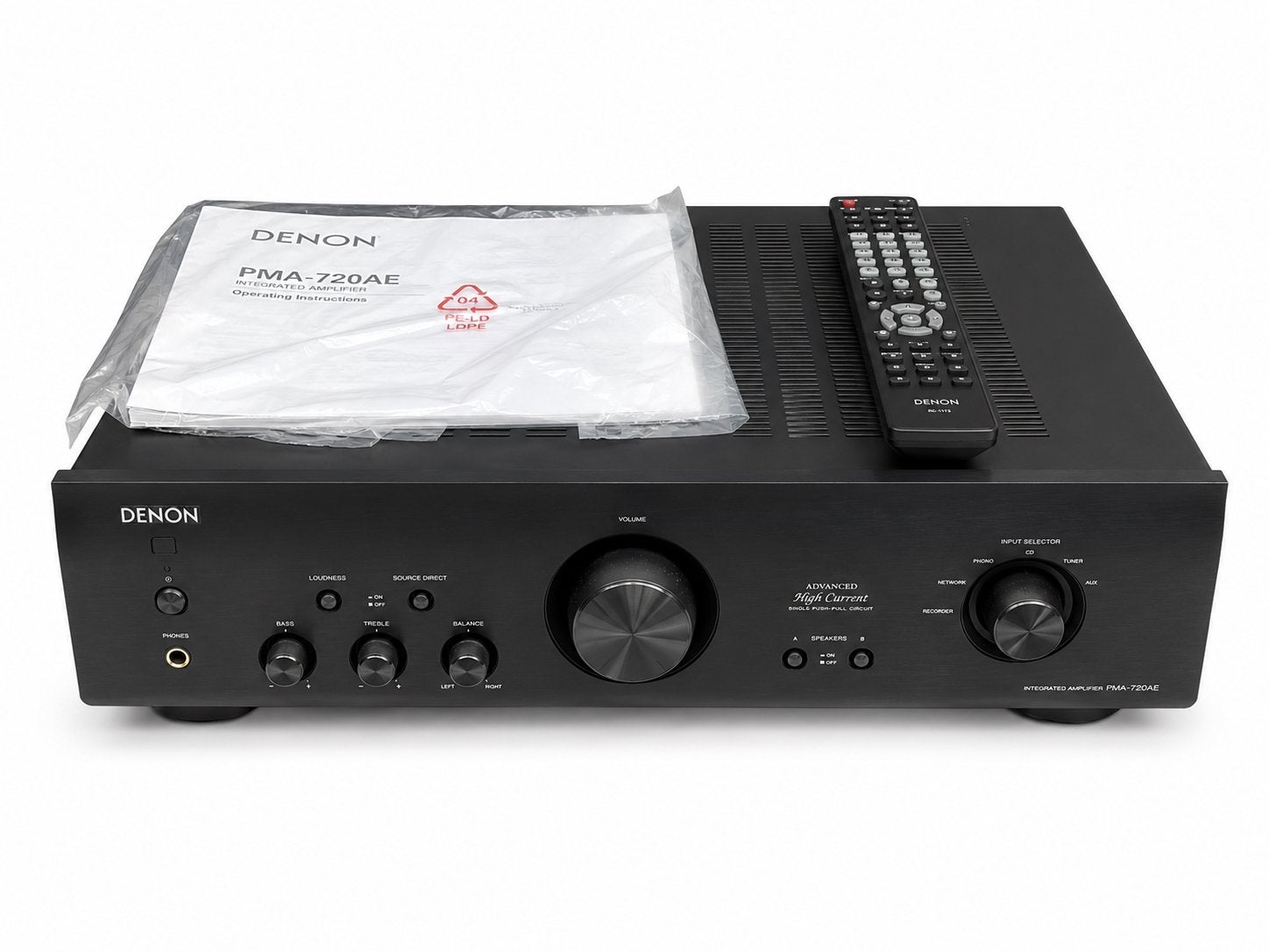 Denon PMA720AE nieuw, Audio, Tv en Foto, Versterkers en Ontvangers, Zo goed als nieuw, Stereo, Denon, Ophalen