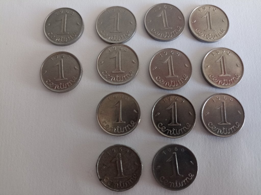 Lot de 168 pièces de 1919 à 2000, Enlèvement