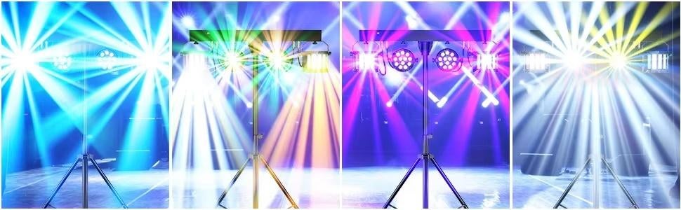 Nieuwe First Class 300W Complete Lichtset 2 met 2 x 40 w, Muziek en Instrumenten, Ophalen of Verzenden, Nieuw, Licht, Geluidgestuurd