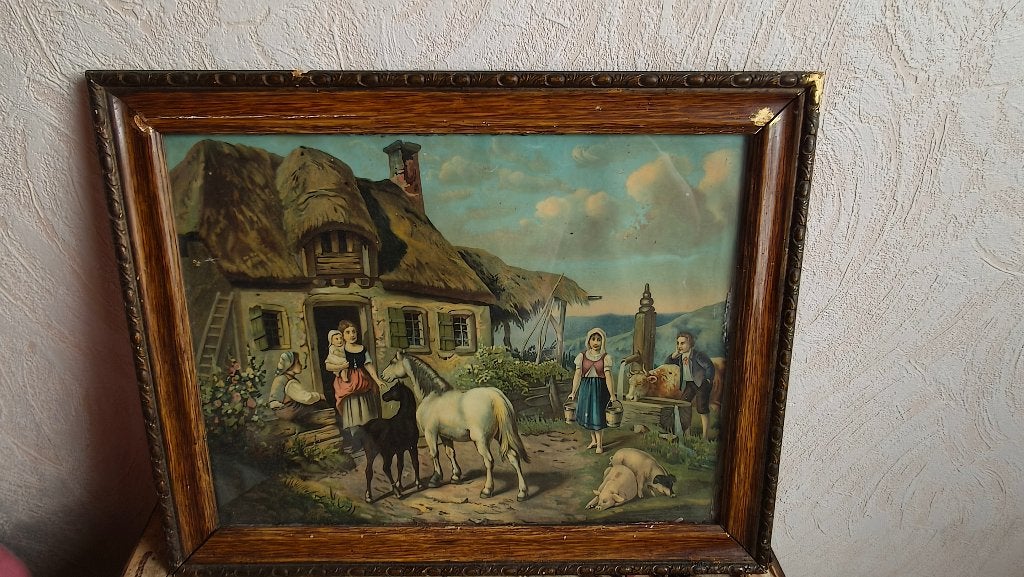 Tableau vintage, Divers, Enlèvement, Utilisé, Accessoires