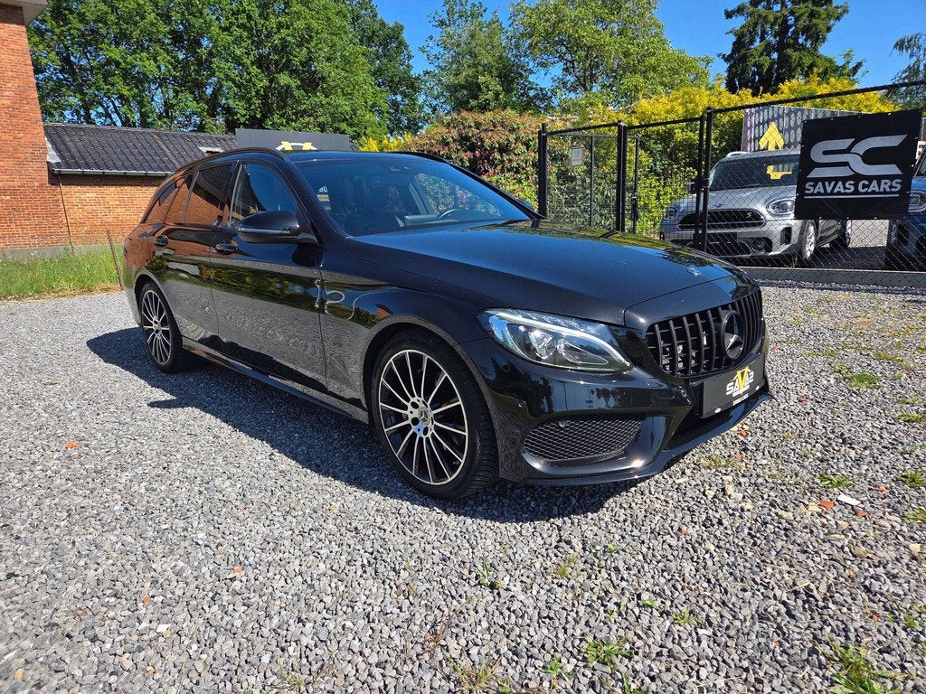 Mercedes-Benz C 180 C 180 Business Solution AMG/Pano/Burmest, Auto's, Automaat, Gebruikt, Zwart, 4 cilinders