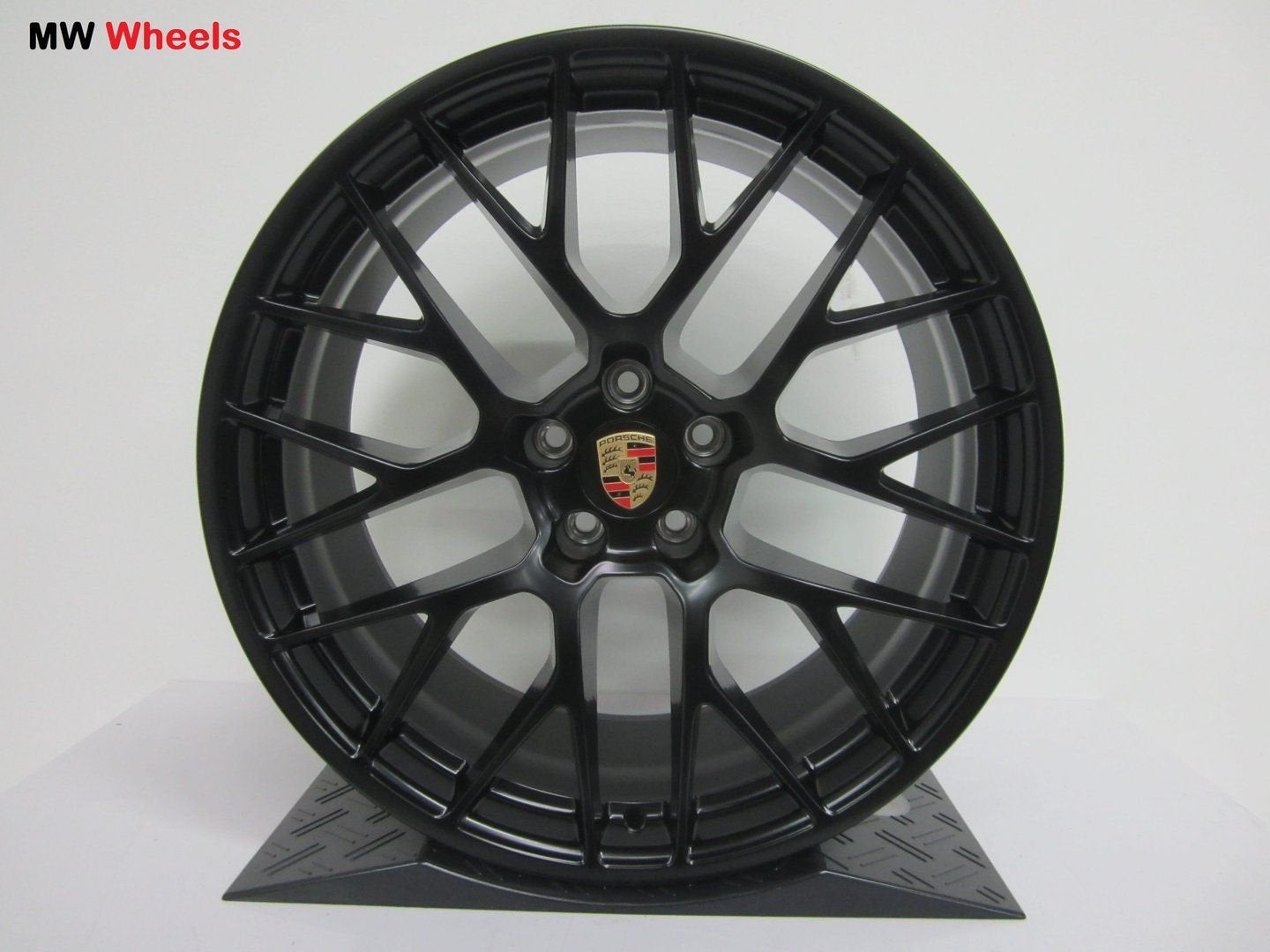 Originele Porsche Macan 20 inch velgen RS Spyder zwart nieuw, Gebruikt, Velg(en), -, -