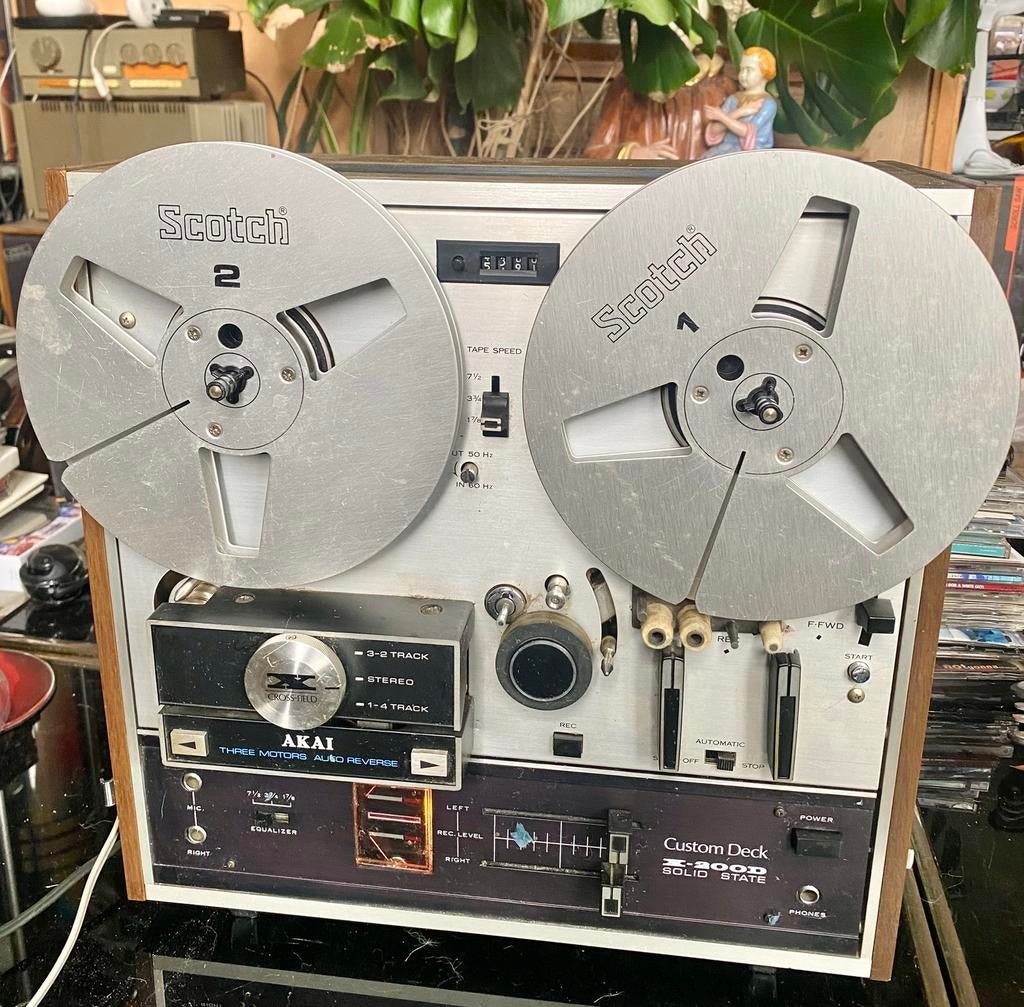 Akai X-200D bandopnemer eind jaren 60 -Auto Reverse - Speelt, Enlèvement