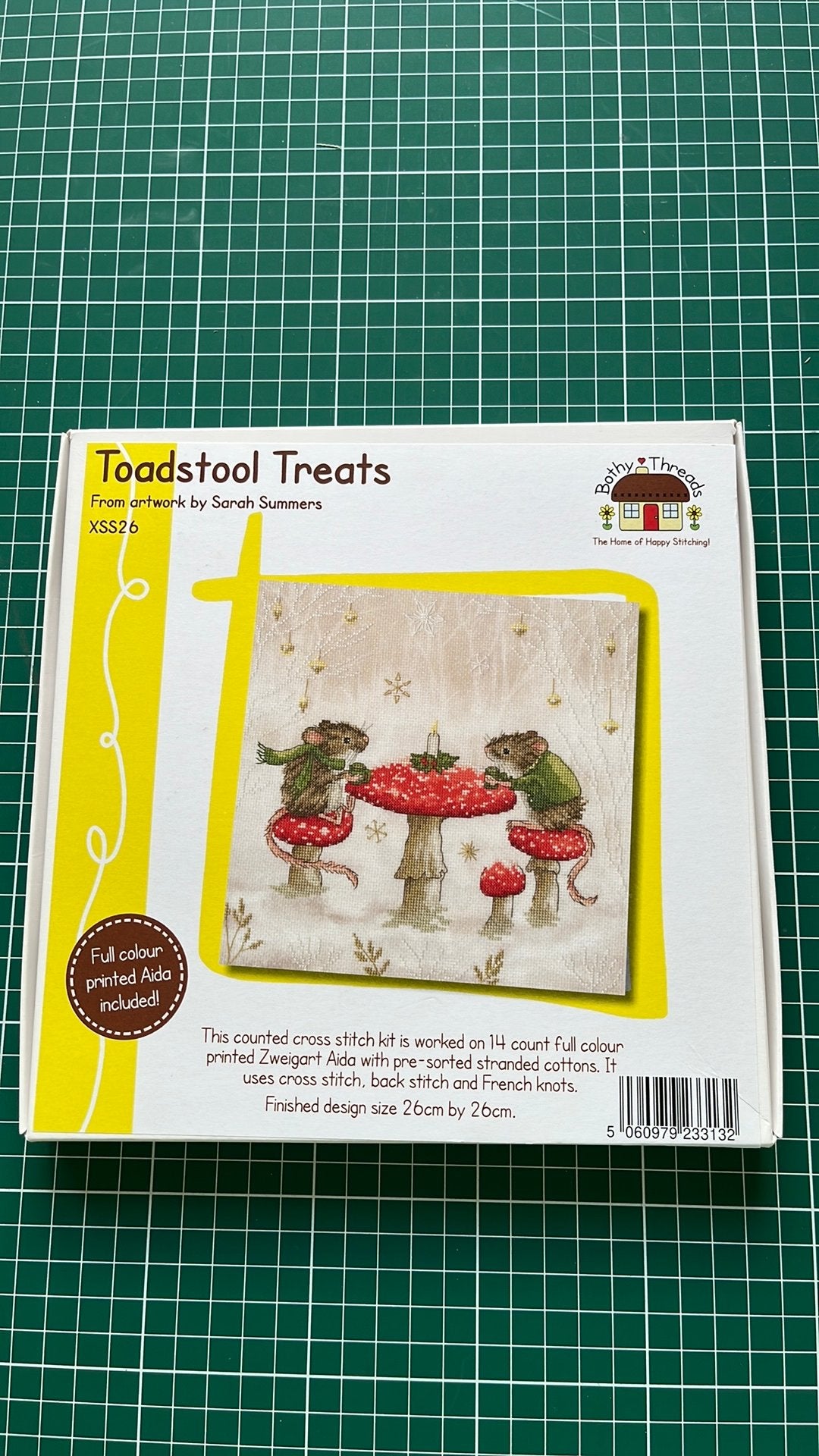 Bothy thread - toadstool treats, Hobby & Loisirs créatifs, Enlèvement, Neuf, Broderies à la main, Set à broder