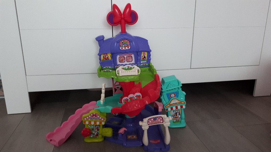 Vtech toet toet Minnie Mouse winkelparadijs, Kinderen en Baby's, Ophalen of Verzenden, Gebruikt