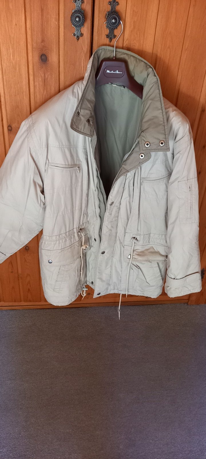 parka homme, Enlèvement, Comme neuf, Taille 48/50 (M), Beige