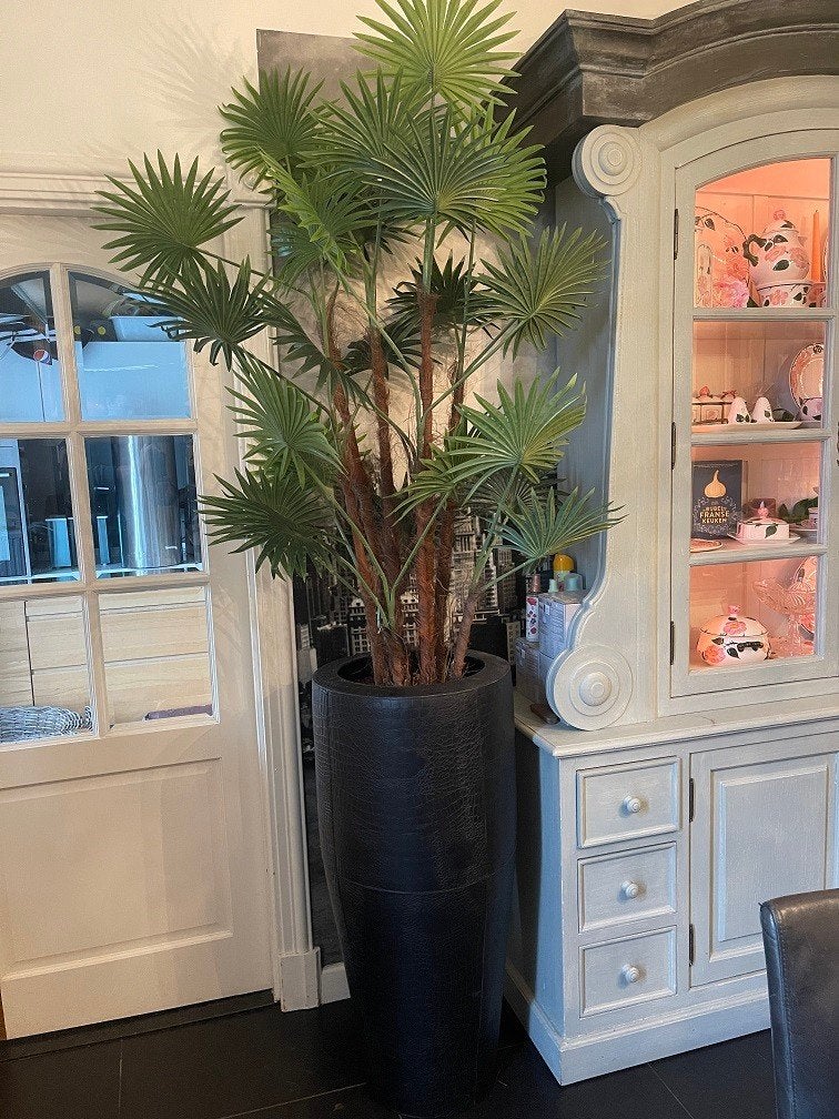 NIEUWE HOGE KUNST PALMBOOM KUNSTBOOM ESDOORN, 180 cm, Handgemaakt, Kunstplant, Nieuw