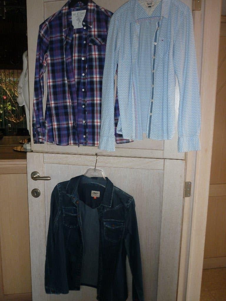 Hemdsblousse 14à16j, Ophalen of Verzenden, Gebruikt, Meisje, Overhemd of Blouse