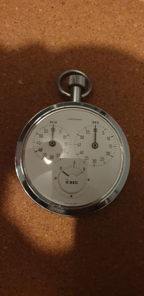 Belle grande montre de poche Junghans fabriquée en Allemagne, Autres marques, Enlèvement ou Envoi, Montre de poche, Acier