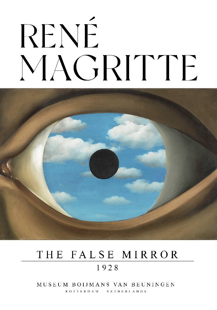 Affiche René MAGRITTE, Antiquités & Art, Enlèvement ou Envoi