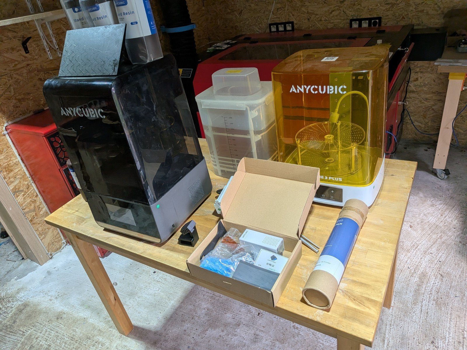 aycubic photon mono m7 pro & wash and cure, Résine, Enlèvement, Utilisé, Anycubic