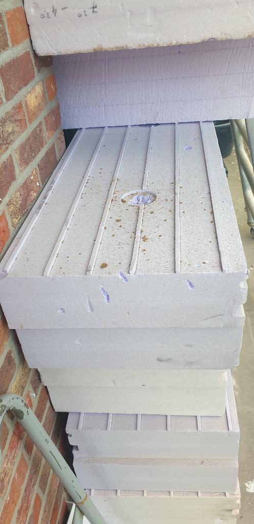Jacodur XPS isolatieplaat, 20 cm, R = 7,55 m2K/W, Ophalen, Gebruikt, 12 cm of meer, Minder dan 5 m²