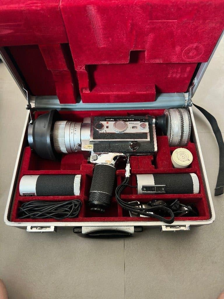 Caméra Minolta Autopak-8 D10 Super 8 - kit complet, Enlèvement ou Envoi, Autres types, Caméra