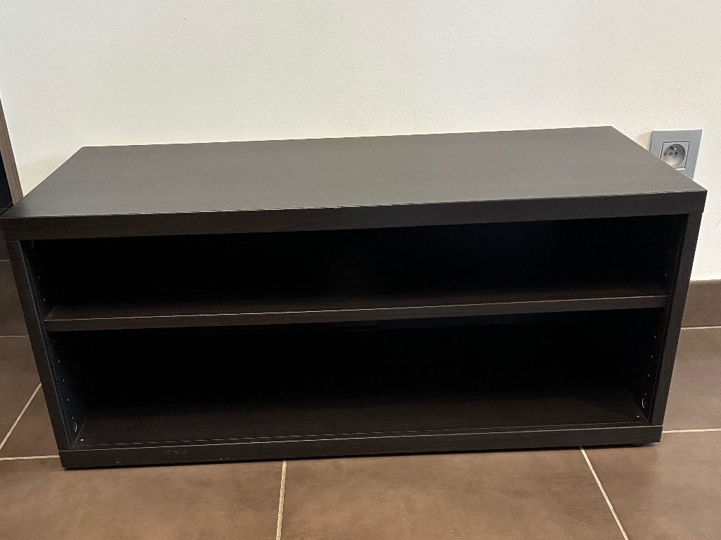 Tv kast zwart bruin, Huis en Inrichting, Ophalen, Gebruikt, Overige houtsoorten