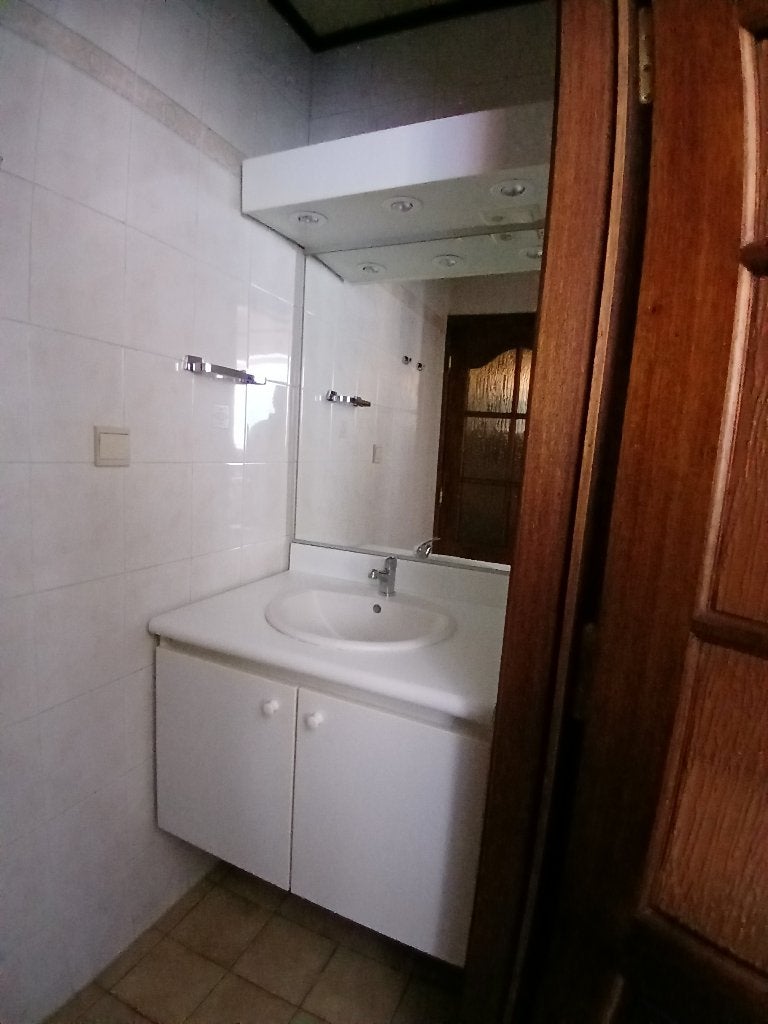 Badkamer kastje zeer goede staat met spiegel., Huis en Inrichting, Ophalen, Gebruikt