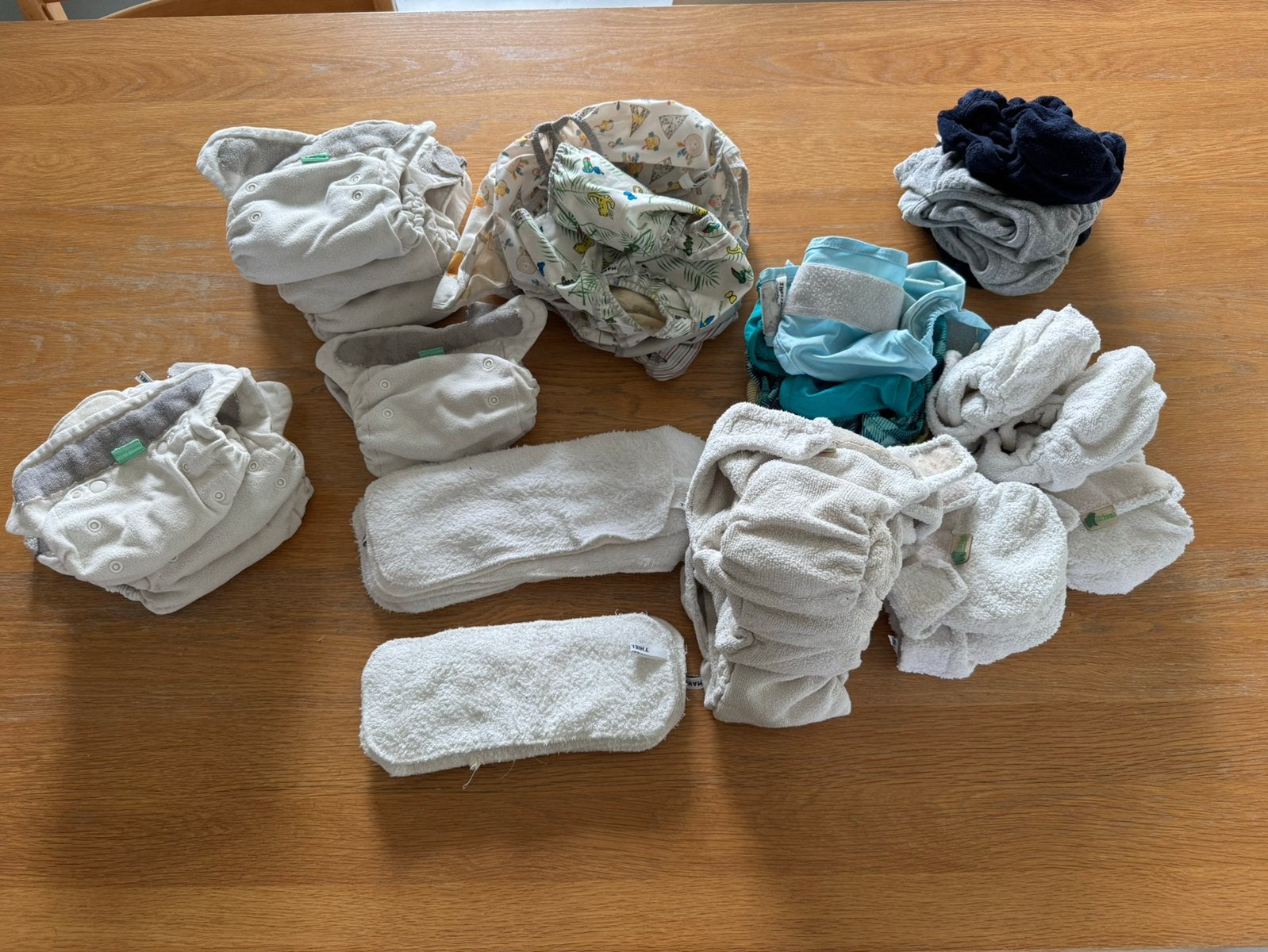 Pakket wasbare luiers en oefenbroekjes, Kinderen en Baby's, Babykleding | Overige, Ophalen, Gebruikt