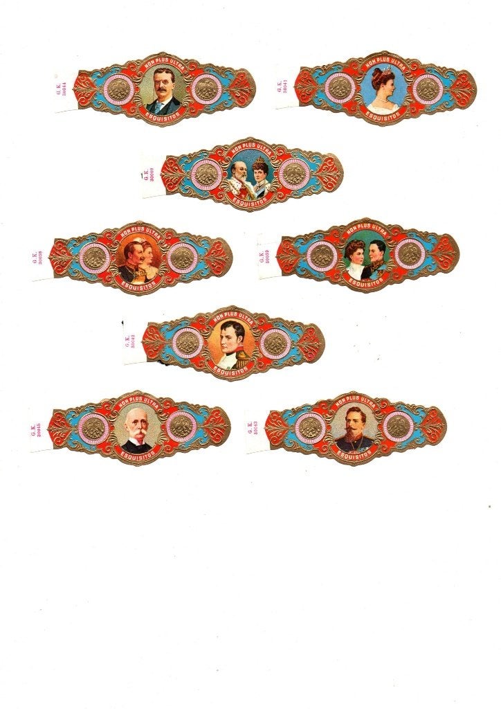BANDES DE CIGARES G.K, Collections, Enlèvement ou Envoi, Utilisé
