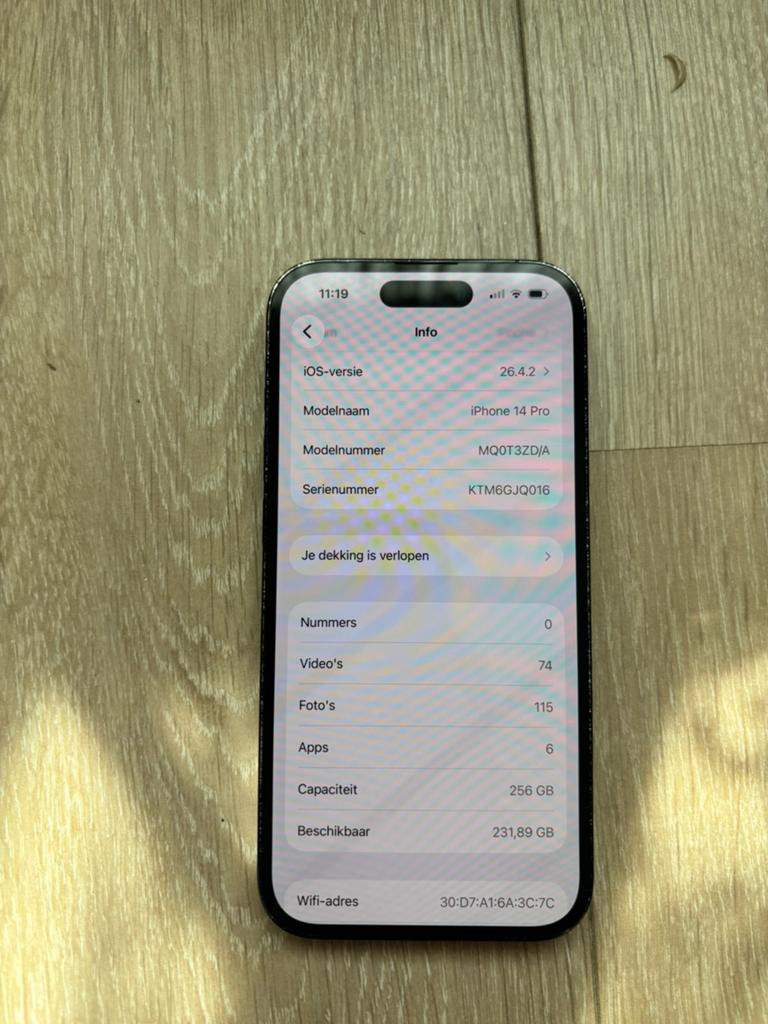 Iphone 14 pro met 256gb, Télécoms, Téléphonie mobile | Apple iPhone, Enlèvement