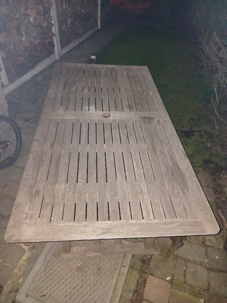 Tafel hout buiten, Enlèvement ou Envoi, Bois