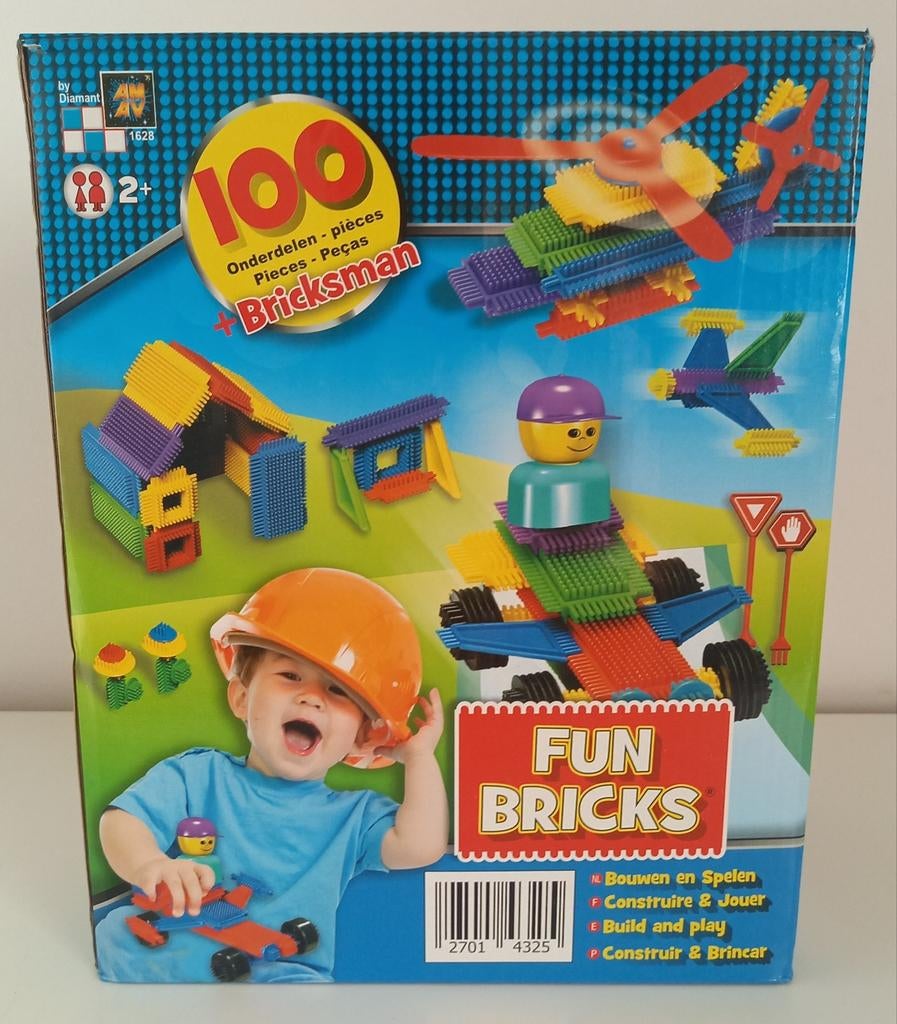 Fun Bricks Construction, Kinderen en Baby's, Speelgoed | Bouwstenen, Ophalen of Verzenden