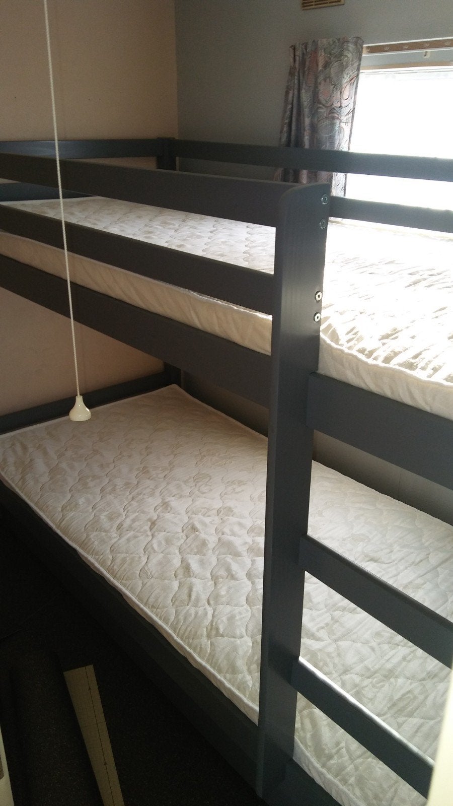 stapelbed zwart 90  200 180hoog +/-, Enlèvement, Lits superposés