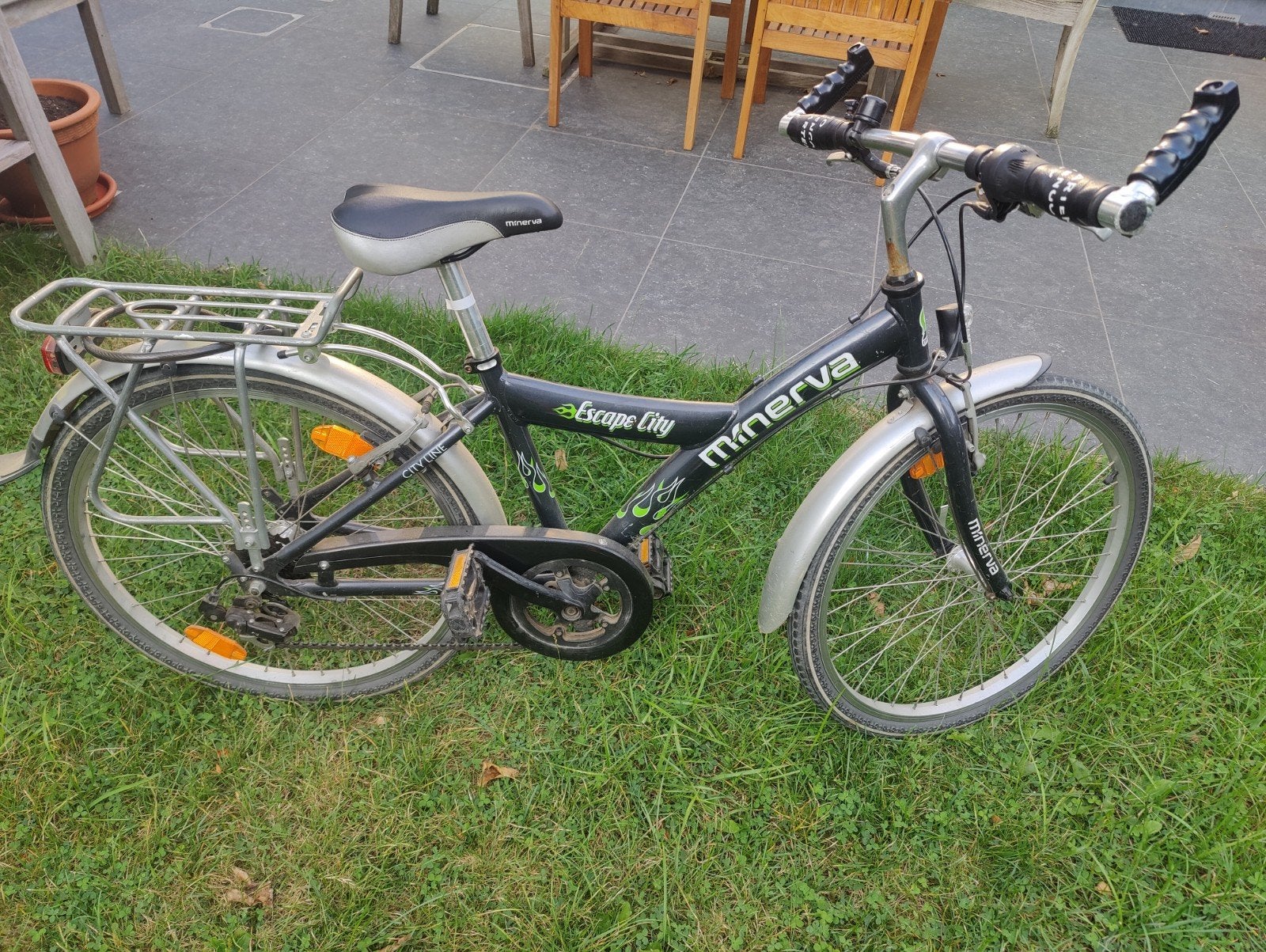kinderfiets 24inch Minerva, Vélos & Vélomoteurs, Enlèvement, Utilisé, 20 pouces ou plus