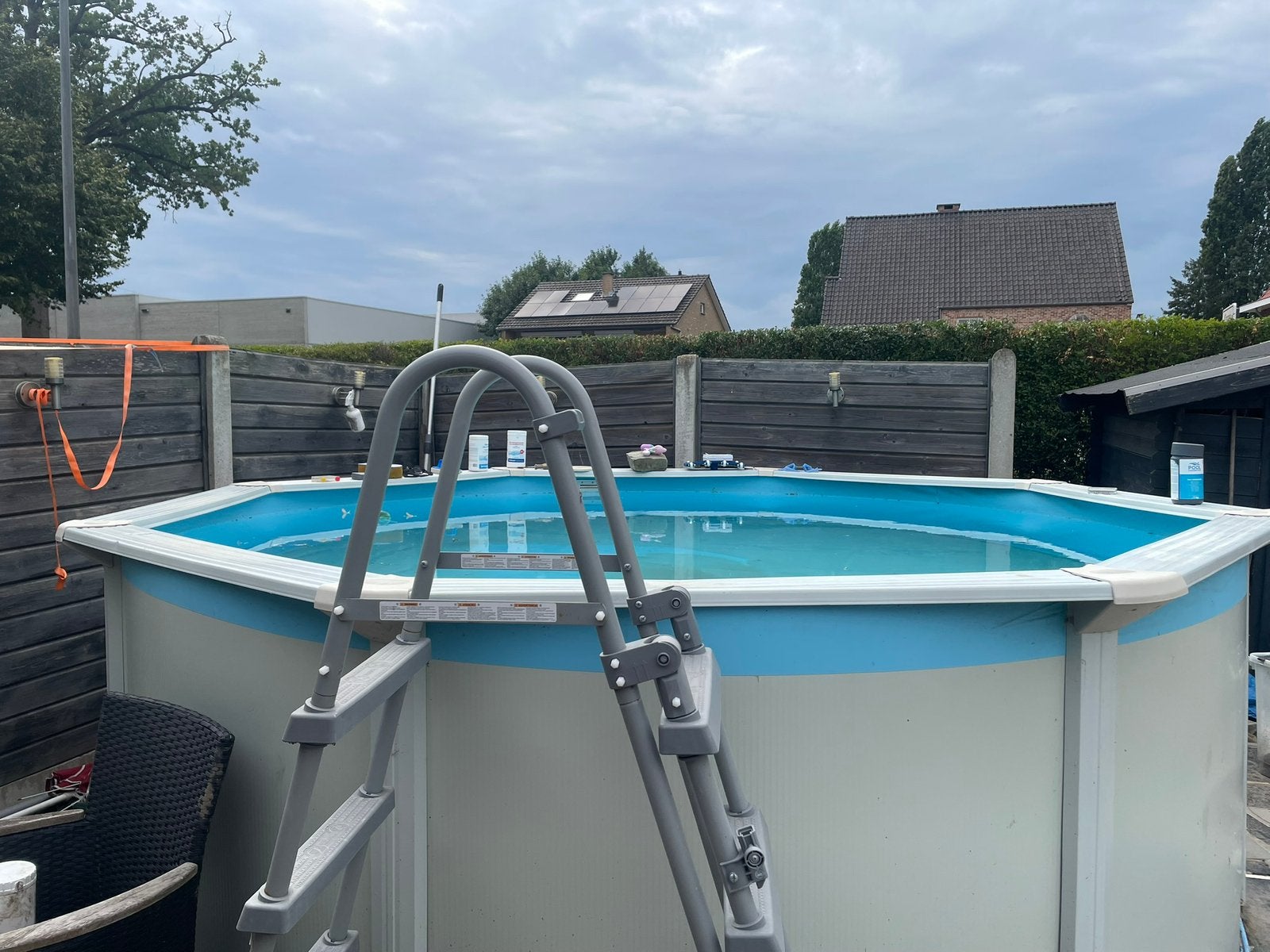 Zwembad met stalen wanden, Ophalen, Zo goed als nieuw
