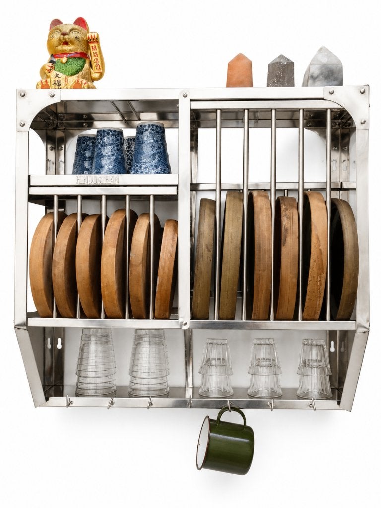 Keukenmeubilair - Afdruiprekken - 58x60 cm BOMBAY, Huis en Inrichting, Verzenden, Nieuw, Etagère, Metaal
