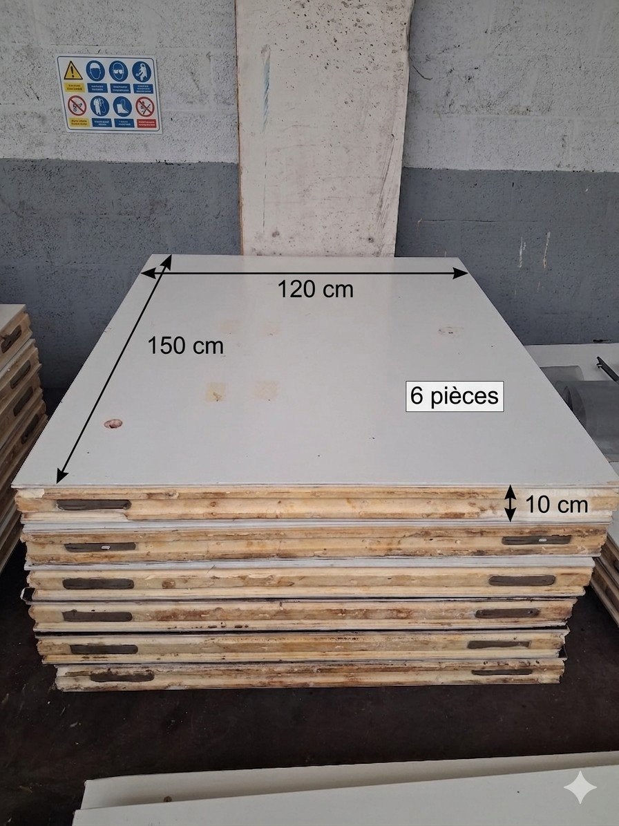 Chambre froide modulaire démontable avec porte isotherme.