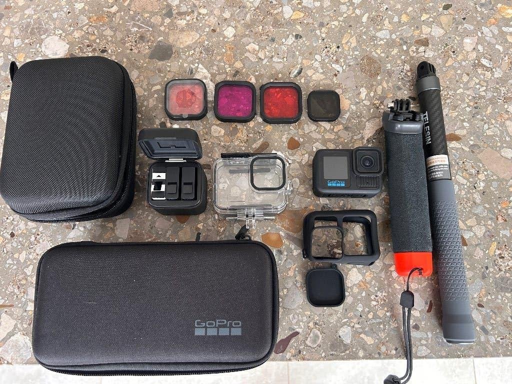 GoPro HERO13 Black + Complete Accessoireset, Ophalen, Zo goed als nieuw, GoPro