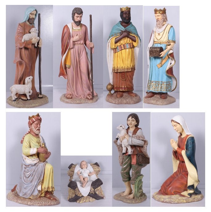 Kerststal 8 delig – Medium size compleet 8 delig, Diversen, Ophalen, Nieuw