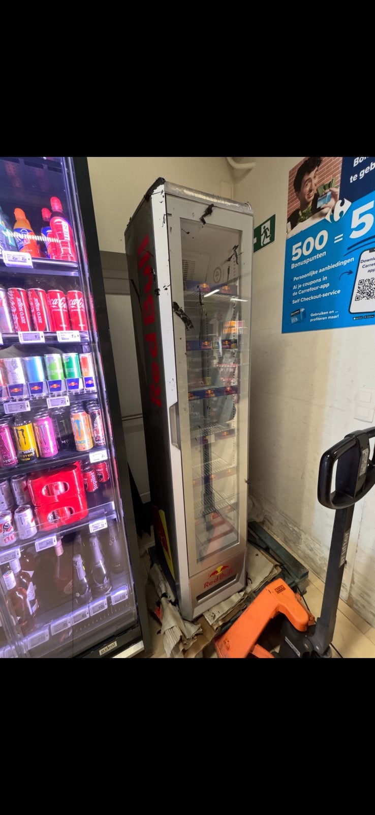 Frigo Redbull, Electroménager, 160 cm ou plus, Enlèvement, Utilisé, 200 litres ou plus