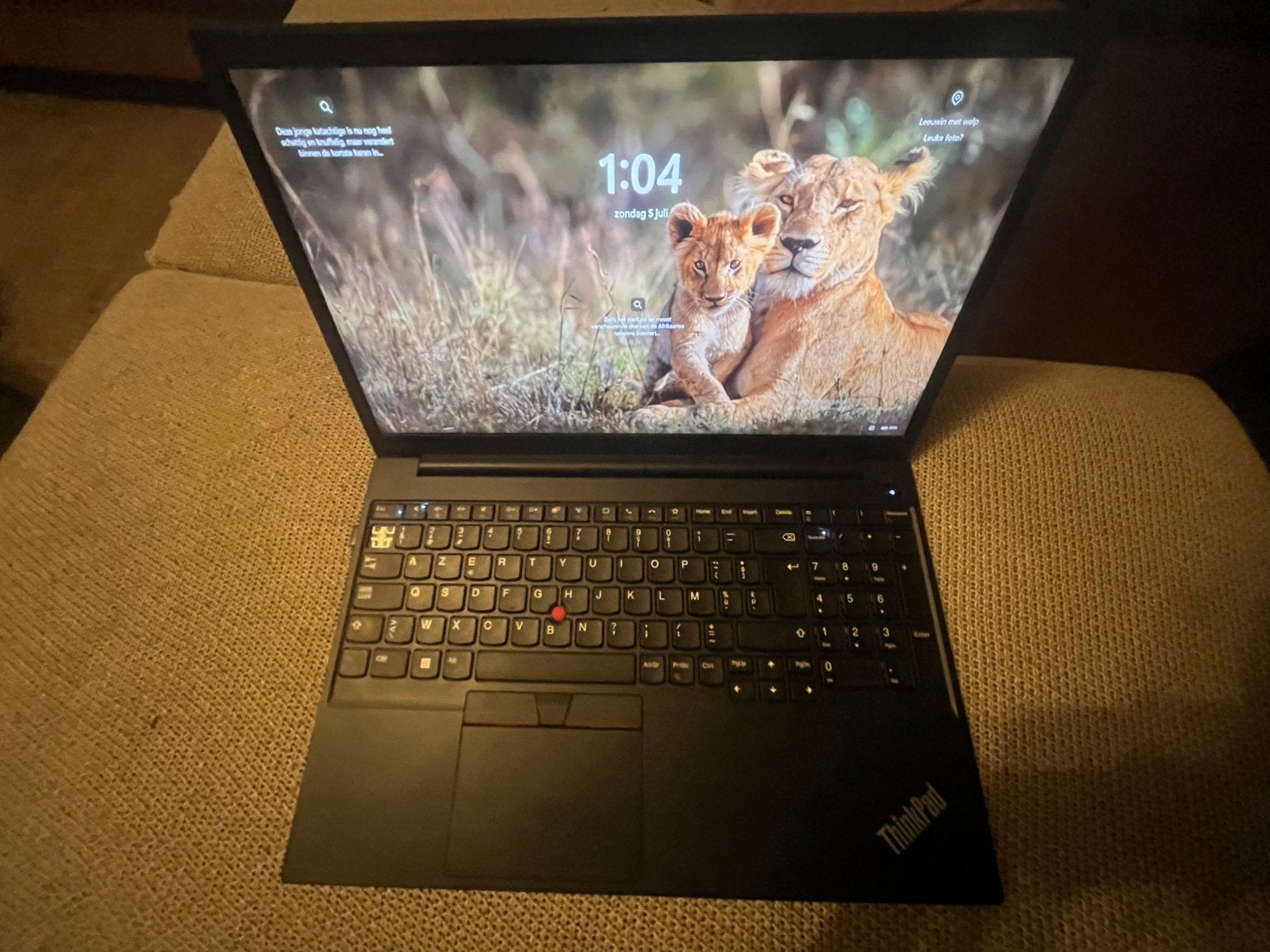 Lenovo Thinkpad A15 M3 avec 1 bouton manquant, 8 GB, Enlèvement, Utilisé, SSD