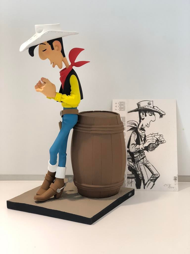 Lucky Luke tonneau fariboles, Enlèvement ou Envoi, Tintin