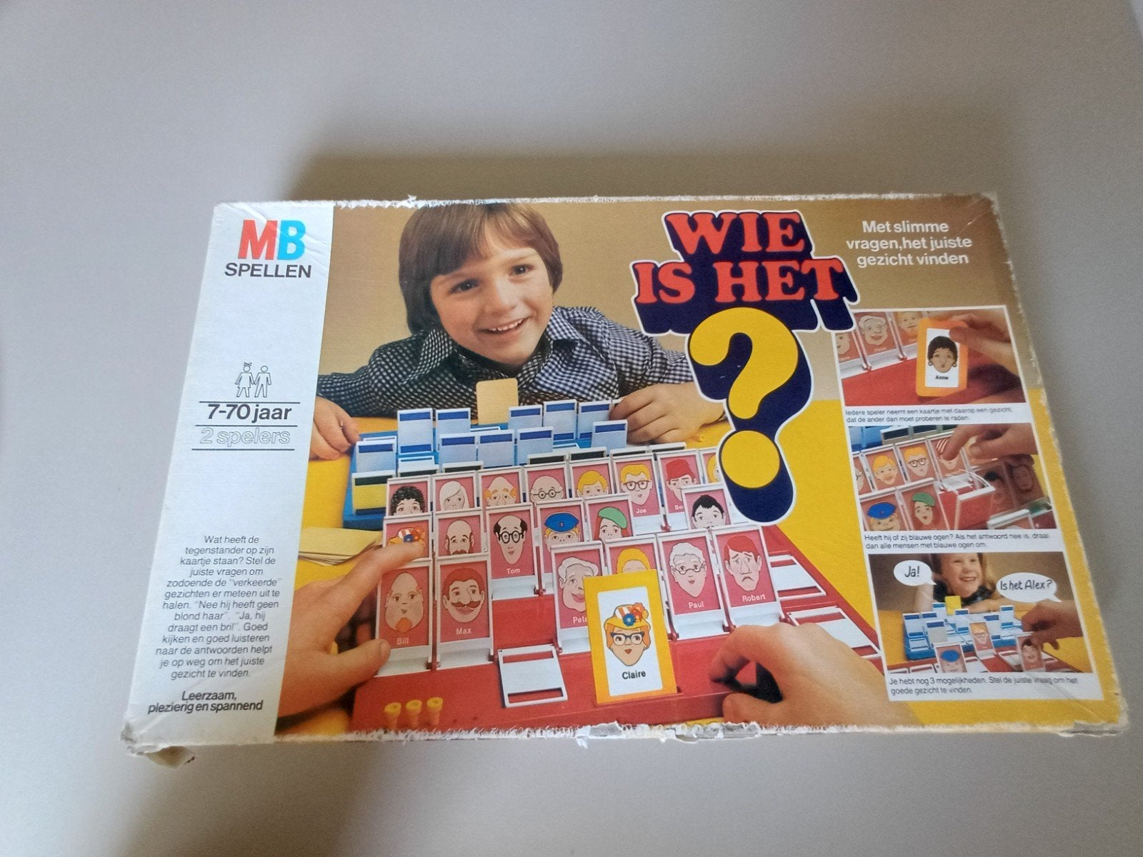 oude Wie is het?, Hobby en Vrije tijd, Een of twee spelers, Ophalen of Verzenden, Gebruikt, MB