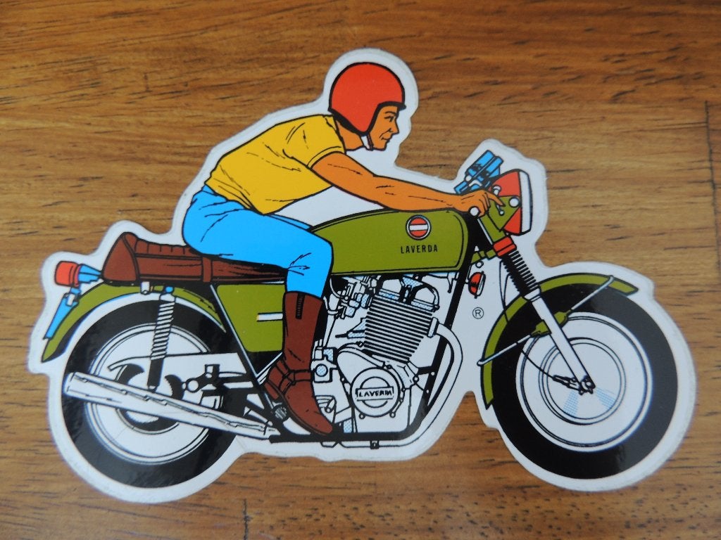 Laverda Moto sticker, Verzenden, Zo goed als nieuw, Auto of Motor